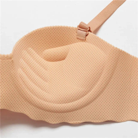Women's Small Chest Underwear Seamless Push Up Bras Wireless Bralette Detachable Straps Breathable Brassiere Backless Lingerie