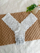 Personalized Text Custom Thong Customization Name Crystal Letters Panties Sexy Lace Underpants for Woman Wife Girlfriend Gift