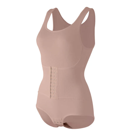 Women Bodysuit Shapewear with Zipper Belt Tummy Control Fajas Body Shaper Snap Crotch Waist Trainer Slimming Cincher Corset Tops