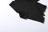 Weird Puss Sexy Hollow Halter Playsuits Women Summer Hipster Backless Bandage Sleeveless Sexy Skinny Elastic Clubwear Rompers