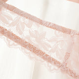 French Lace Half Cup Bra Women's Sexy Thin Top Thick Bottom Underwire Push Up Bra Comfortable Plus Size Bra Lingerie