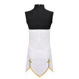Women's Sexy Nun Cosplay Costume Carnival Halloween Fantasia Fancy Dress