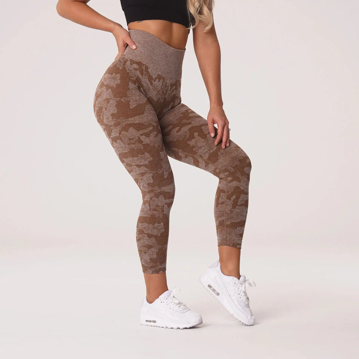 Scrunch Butt Sports Leggings Booty Fitness Tights Gym Leggings Sportswear Camo Seamless Leggings Women High Waist Yoga Pants