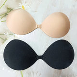 Palm Push Up Invisible Silicone Bra Womens Chest Stickers Lift Up Self Adhesive Bra Cover Bra Silicone Pad Sexy Strapless Breast