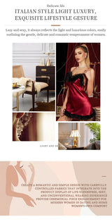 New European Luxury Plus Size Women Pajama Set Sexy Spaghetti Strap Nightgown with Fringe Trim Matching Robe Loungewear
