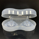 2pcs Silicone Nipple Protectors Breast Milk Feeding Mothers Nipple Shields Protection Cover Breastfeeding Milk Extractor Nipple