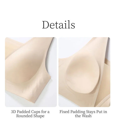 SUJIIN Sexy Seamless Plunge Push Up Bras for Women French Wireless Deep V Mesh Bra Woman 2026 New Support Lift Bralettes XM048