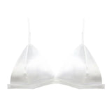 Women's French Style Bra Girl Wrapped Chest Adjustable Shoulder Strap Single Buckle Satin Sexy Tube Top Underwear Lingerie