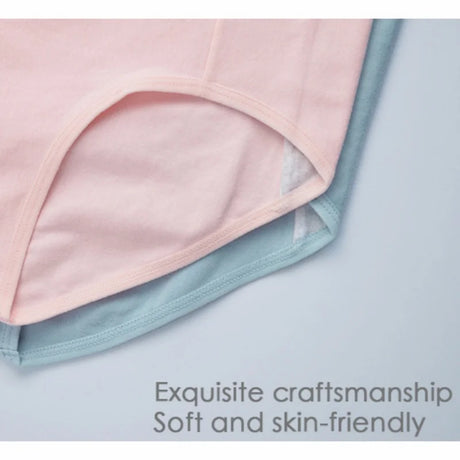 5Pcs/Set Women Cotton Panties High Waist Tummy Control Panties Solid Color Underwear Female Underpants Sexy Lingerie M-3XL