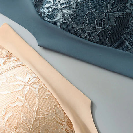 FINETOO 4Pcs Plus Size Sexy Crop Tank Top Seamless Bra Push Up Women Bras Wireless Bralette Femme Underwear Sports Lace Lingerie