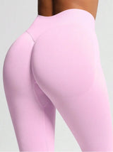 Women's Gym Tight Pants Seamless Yoga Pants Hip Lifting Workout Leggings Fitness Running Compression Sports Tights