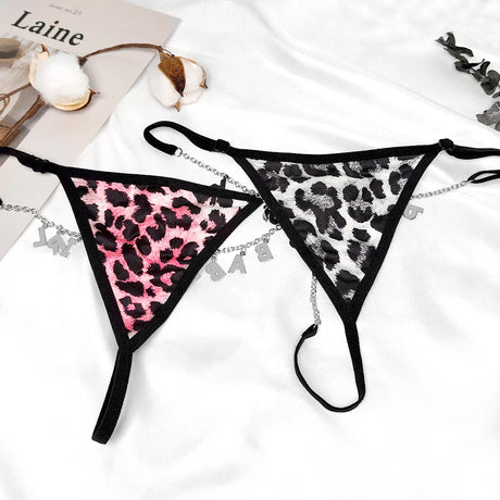 Customize Name Crystal Letters Waist Body Chain for Women Sexy Leopard Underwear Bikini Thong Body Jewelry Valentine's Day Gift