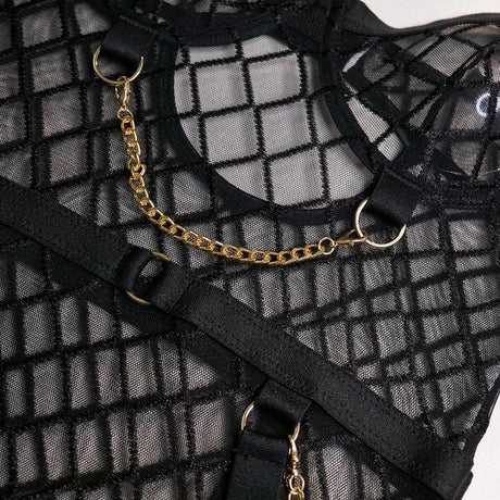 Women's Underwear Sets Sexy Erotic Lingerie for Sex Woman Clothing Lingeries Sets With Garter and Stockings Bra and Panty Set