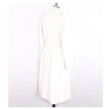 Mauroicardi Winter Long White Black Warm Thick Soft Flowy Fluffy Faux Fur Coat Women Sashes Loose Casual Furry Overcoat 2024