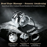 ORALSX Stainless Steel Testicle Pendant Scrotum Locking Ring Male Penis Bondage Rings BDSM Penis Exercise Gay Adult Sex Toys