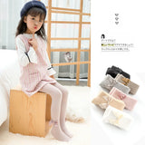 Baby Pantyhose Girls Tights Toddler Girl Winter Clothes Cute Girl Bow Pants Cotton Breathable Stockings Knit Kid Tights