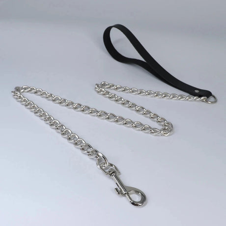 Leather Choker Heart Collar and Leash with Chains Bdsm Choker Submissive Collar for Female Fetishists BDSM Sex Leash Punk Goth