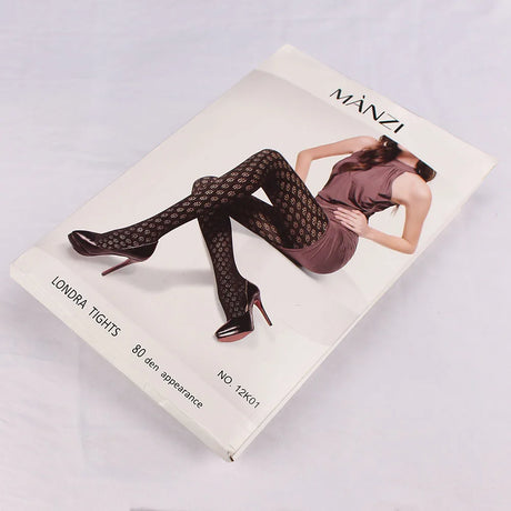 Retro Hollow Out Dot Round Floral Women's Pantyhose Thin Sexy Mesh Breathable Hottie Slim Fit Tights