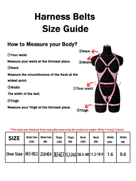 Sexy Body Harness Belt Set Tights Women Bdsm Leather Lingerie Fetish Clothing Underwear Harness Bondage Sex Toy Accessories