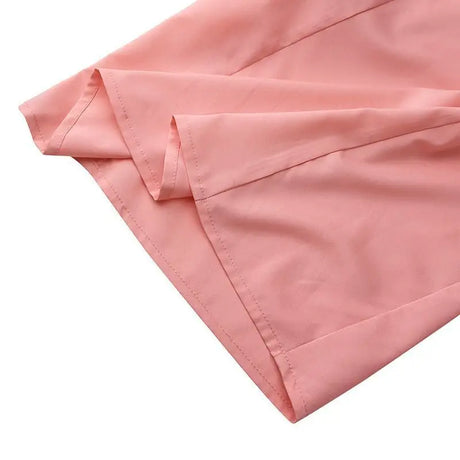 Elegant Women High Rise Pleated Palazzo Pants Solid Multi Color Loose Fit Flare Long Trousers Business Office Work Wear Wide Leg