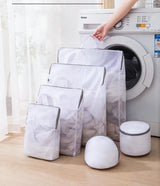 Laundry Hand Bags Reusable Washing Machine Clothing Care Wash Bag Mesh Net Bra Socks Lingerie Underwear Laundry Storage Upgraded
