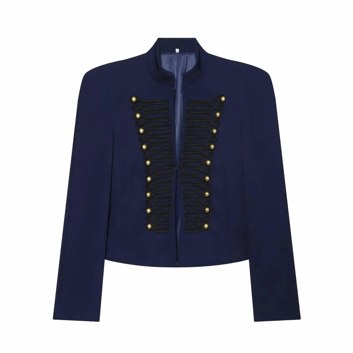 Women Vintage Slim Jacket Spring Women Trends Elegant Napoleon Jackets Ladies High Street Chic Shoulder Padded Blazer
