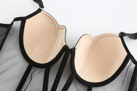 CINOON Sexy Lace Bra for Women Rubber Bone Vest Underwear Push Up Female Wedding Bralette French Corset Bras Comfort Lingerie