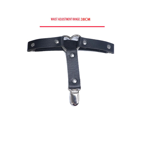 1pc/2pc Punk Metal Tassel Pendant Pink PU Leather Choker Collar Sexy Spiked Neck Strap Clavicle Men Necklaces for Women Gothic