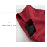 Very Abundant Menstrual Panties Woman Breathable Women's cotton briefs Low Waist Physiological Period Underwear For Women