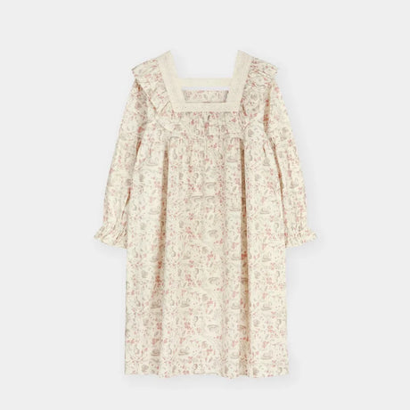 New Spring and Fall Ladies Nightgown Cute Sweet Lace Lacy Lazy Wind Girl Students Foreign-Style Pajamas Home Wear Dresses