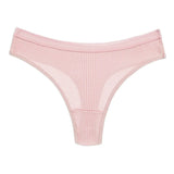 4-Piece Set Of Low Waist Sexy Women's Cotton Thong Casual Sports Thread Underwear Women's Personalized Triangle Pants