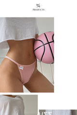 Sports Cotton  Sexy Women's Panties Simple Thongs Lingerie Briefs Female Underwear G-Strings Hot T-Back Breathable Underpants