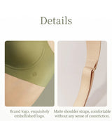 SUJIIN Sexy Seamless Wireless Bras for Women Push Up Padded Soft Support Invisible Lift V Neck Bralette Smooth Bra Female MX208