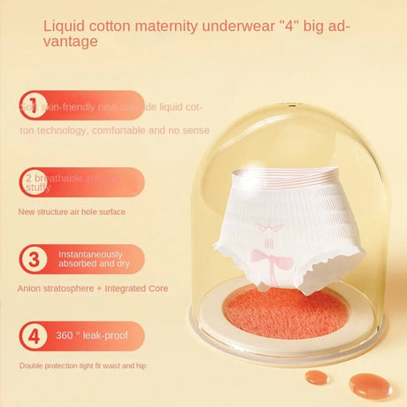 ONEWEAR Period Comfort Pants/Liquid Menstrual/Sleeping Pants Postpartum Plus Size Sanitary  Pants/Anti-side leakag