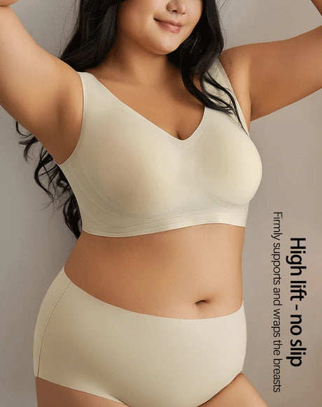 Multi-Color Solid Pattern Jelly Latex Girls' Bra Plus Size Adjustable Removable Steel Ring Everyday Spandex Marks Made