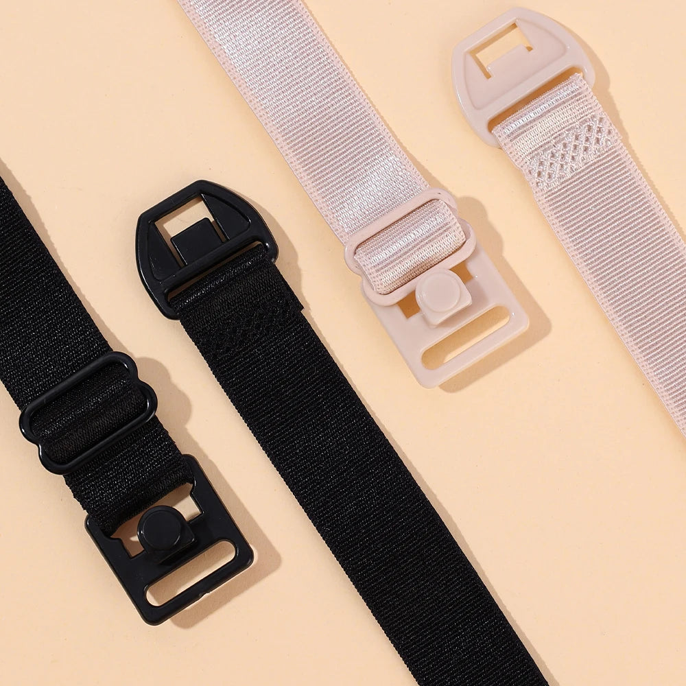 Women Nursing Elastic Bra Shoulder Strap Extension Buckles Adjustable Extended Straps Buckle Removable Underwear Accessories