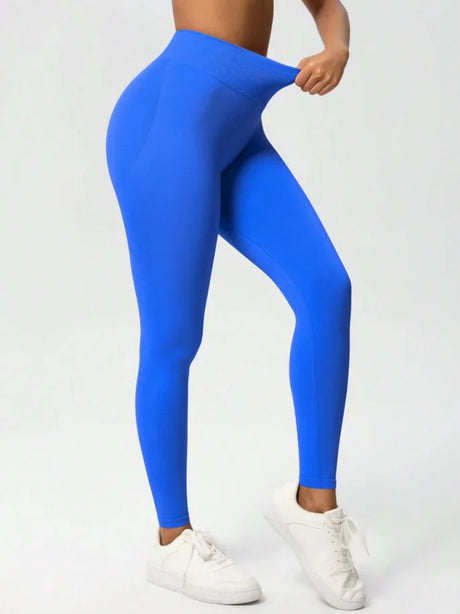 Women's Gym Tight Pants Seamless Yoga Pants Hip Lifting Workout Leggings Fitness Running Compression Sports Tights