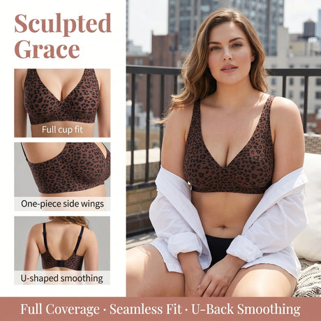 5Pcs Solid Color Seamless Wireless Bra, Full Coverage Push Up Bralette Anti-Sagging Breathable Soft Thin Cup With Adjustable Straps For Sports Yoga Daily Wear