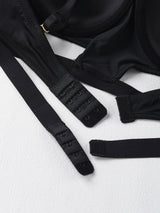 stylish sexy bra T-shirt underton beautiful back half cup smooth and exposed waist slim waist big exposed back push up bra
