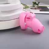 Silicone Chastity Cage BDSM Male Penis CB Lock Gay Pornographic Urethral Wearable Device Masturbator Sex Toys Sexy Accessories