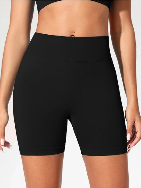 Women's Seamless High Waist Gym Shorts Butt Lifting Slim Fit High Elastic Yoga Shorts for Fitness Training Running & Cycling