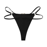 Iron Ring Sexy Women G String Briefs Ice Silk Panties Girls Underwear Thong Underpants Seamless Lingerie Plus Size S-XL