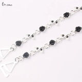 Detachable Rhinestone Metal Bra Strap for Women, Non-Slip Invisible Adjustable Crystal Shoulder Straps,Lingerie Accessories Gift