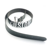 Sexy Punk Leather Customized Letters Belt Belly Chains Personalized Name Buckle Waistband Body Jewelry Cosplay Party Gift