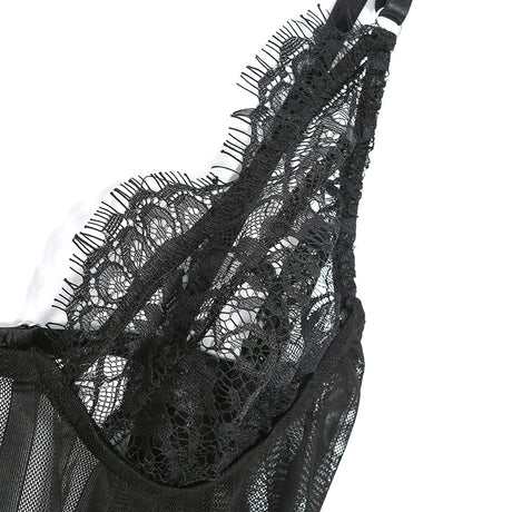 Jumpsuit Exotic Costumes Patchwork Women Spring Summer Colors Lace Bodysuit Women Floral Pantyblouse Transparent Sexy