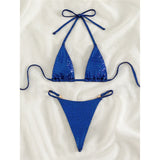 Sexy Diamond Extreme String Mini Micro Bikini Women Swimwear Female Swimsuit Two-piece Bikini set Bather Bathing Suit Swim V5180