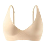 Beautiful Back Invisible Seamless Underwear Women's Large Breast Revealing Small Breast Gathering Side Breast Sexy Wireless Bra