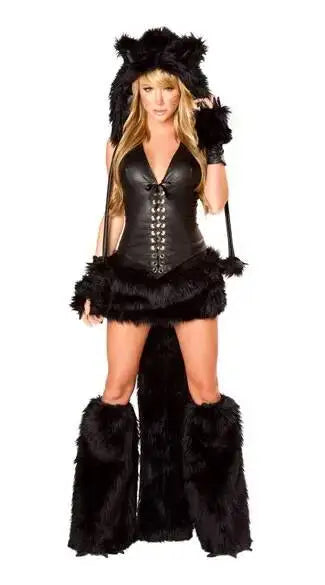 Cosplay Halloween Party Costume Ape Character Role Play Uniform Orange With Big Tail Wolf Game Costume Cosplay Costume