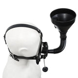 SM Harness Urinal Funnel Oral Enema Drool Mouth Plug Open Gag BDSM Penalty Mask Flirting Adults Erotic Games Gear