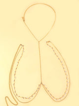 Sexy backless body chain new style pendant metal high-grade chest chain alloy Body chain